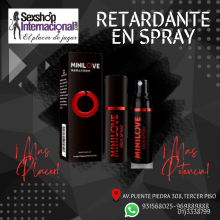 MINILOVE HOMBRE RETARDANTE ERECTOR POTENCIA SEXUAL SEXSHOP